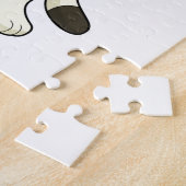 Dog op Football Sport Legpuzzel (Zijkant)