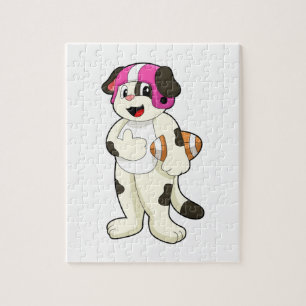 Dog op Football Sport Legpuzzel