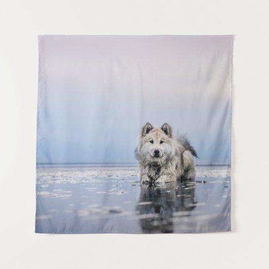 DOG OP KALMBODY WATER WANDKLEED (Voorkant)