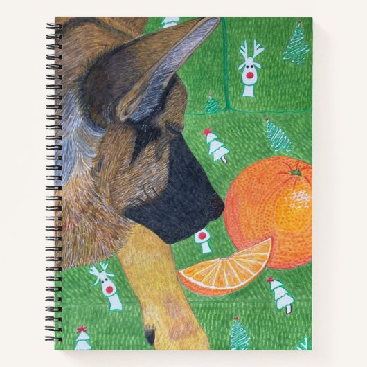 Dog&Orange Notebook Notitieboek (Voorkant)