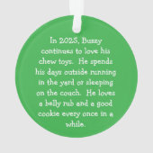 Dog Ornament (achterkant)