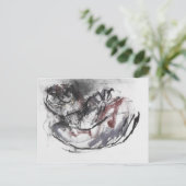 Dog Otter Briefkaart (Staand voorkant)