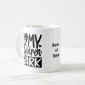 Dog Ouder Koffie Mok (Voorkant links)