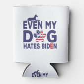 Dog Owner Anti-Biden - Zelfs mijn hond haat Biden  Blikjeskoeler (Voorkant)