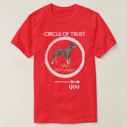 Dog Owner Gift Pet Animals Rottweiler T-shirt (Design voorkant)