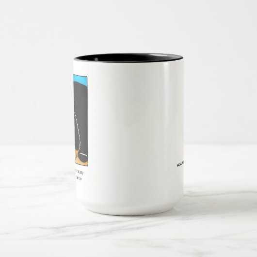 Dog Owner Humor "Walks" Mok (Midden)