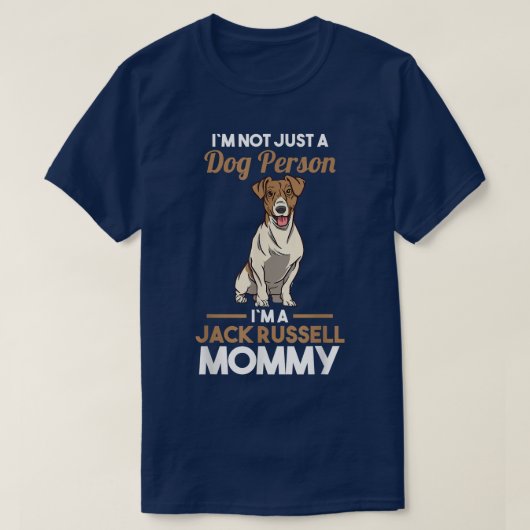 Dog Owner Jack Russell mama T-shirt (Design voorkant)