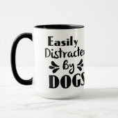 Dog Owner Lover Fun Message Coffee Tea Mok (Links)