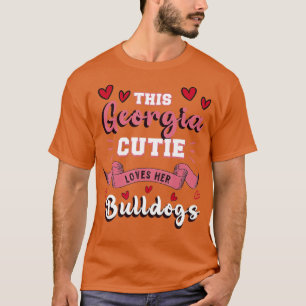 Dog Owner over Georgia Cutie houdt van haar stip T-shirt