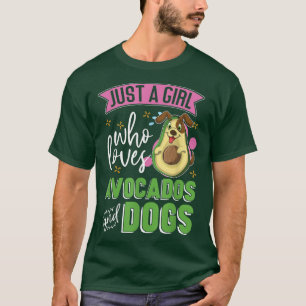 Dog Owner Women is een meisje dat van Avocados hou T-shirt