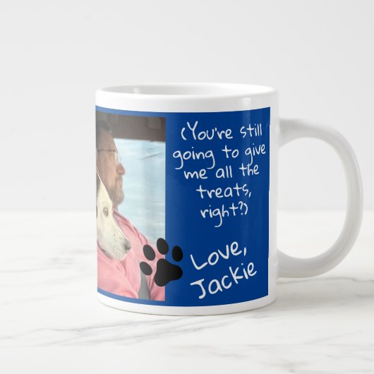 Dog pa Alle traktaties Foto Grote Koffiekop (Rechts)