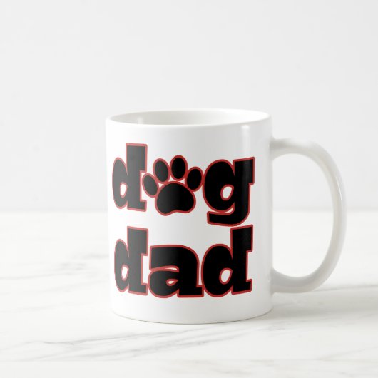 Dog Pa grappige mok koffie (Rechts)