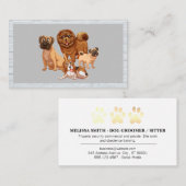 Dog Pack | Trainer | Visitekaartje poten (Voorkant / Achterkant)