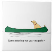 Dog Paddle Memory Tegeltje (Voorkant)