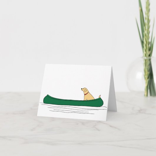 Dog Paddle Note Kaart (Voorkant)