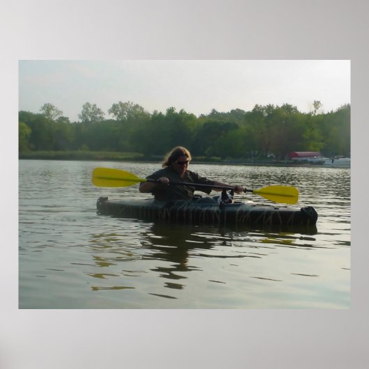 Dog Paddler Poster (Voorkant)