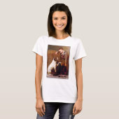 Dog Painting: Beste vrienden van John Brown T-shirt (Voorkant volledig)