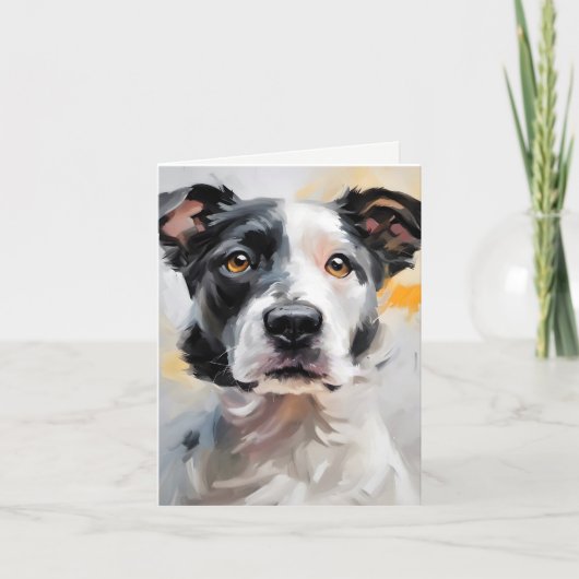 Dog Painting Notitiekaartje (Voorkant)