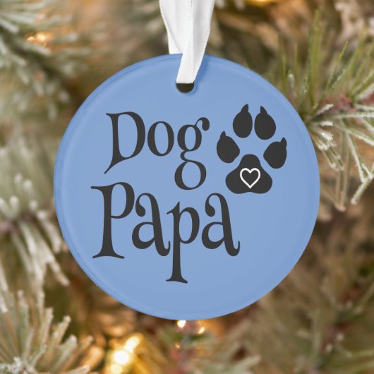 Dog Papa hondenliefhebber hondpap Ornament (Boom)