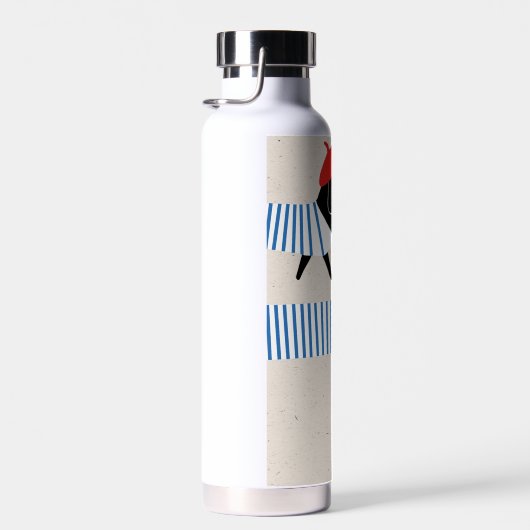 Dog Parisienstemming Waterfles (Rechts)