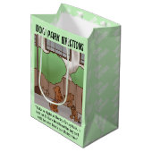 Dog Park Directies Gift Bag Medium Cadeauzakje (Voorkant Gekanteld)