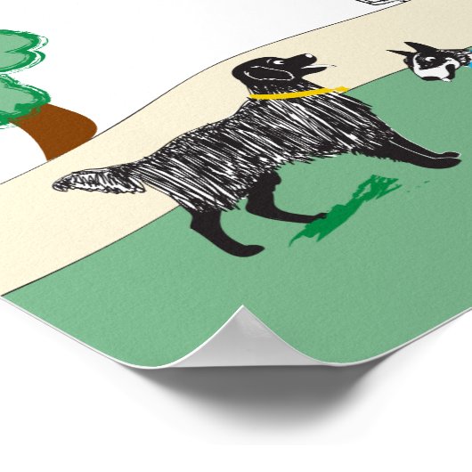 Dog Park Poster (Hoek)