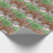 Dog Park Richtingen Cadeaupapier (Hoek)