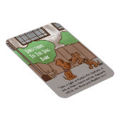 Dog Park Richtingen Magnet Magneet (Rechterzijde)