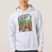 Dog Park Richtingen Mannen Hoodie (Voorkant)