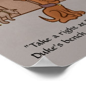 Dog Park Richtingen Waarde Poster (Hoek)