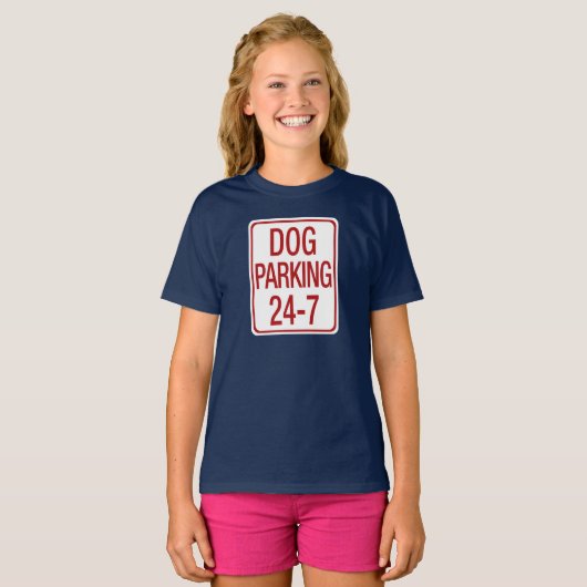 Dog Parking T-Shirt (Voorkant volledig)