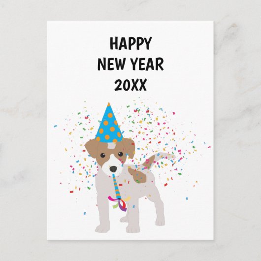 Dog Partners - Animals Holiday New Years Card Feestdagenkaart (Voorkant)