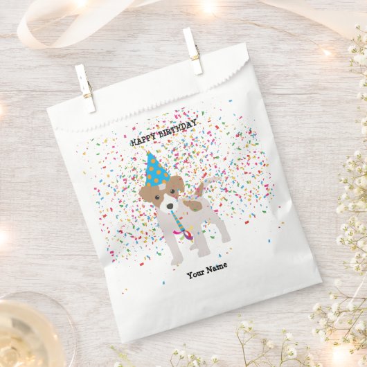 Dog Party - Animals op Birthday Party Bedankzakje (Geknipt)