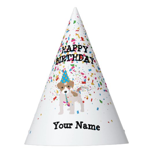 Dog Party - Animals op Birthday Party Feesthoedjes (Voorkant)