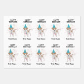 Dog Party - Animals op Birthday Party Name Inpakpapier Vel (Voorkant)