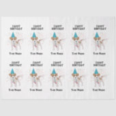 Dog Party - Animals op Birthday Party Name Tissuepapier (Voorkant)