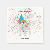 Dog Party - Animals op Birthday Party Servet (Voorkant)