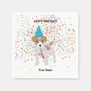 Dog Party - Animals op Birthday Party Servet