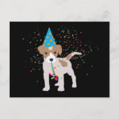 Dog Party - Animals Puppy met een partij Briefkaart (Voorkant)