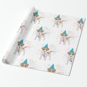 Dog Party - Animals Puppy met een partij Cadeaupapier