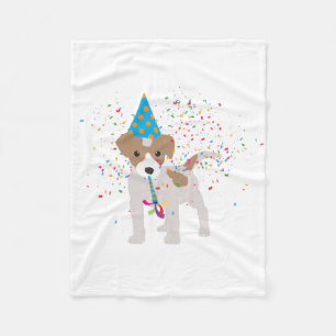 Dog Party - Animals Puppy met een partij Fleece Deken