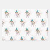 Dog Party - Animals Puppy met een partij Inpakpapier Vel (Voorkant 3)