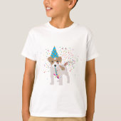 Dog Party - Animals Puppy met een partij T-shirt (Voorkant)