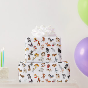 Dog Party Cadeaupapier