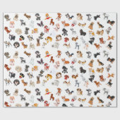 Dog Party Cadeaupapier (Vlak)