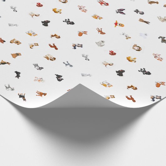 Dog Party Cadeaupapier (Hoek)