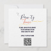 Dog Party of Pawty (Achterkant)