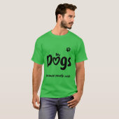 Dog Passion Unise Hond retro cadeau T-shirt (Voorkant volledig)