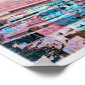 Dog patching Panorama in San Francisco City Poster (Hoek)