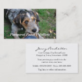 Dog pathos petsaat visitekaartje (Voorkant / Achterkant)